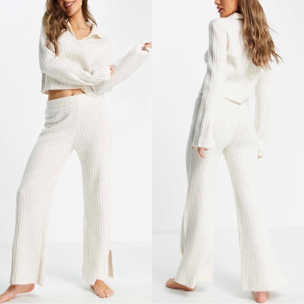 Premium Lounge Knitted Collared Sweater
